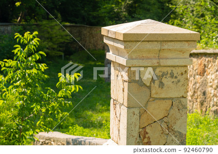 Ancient chufut cave road city bakhchisaray crimea medieval fortress monument, from landscape sky in sight and settlement chufut, autumn bakhchisarai. Defensive outdoors crimean, 92460790
