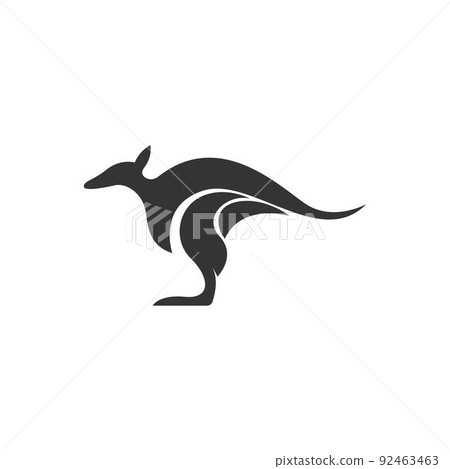 Kangaroo icon logo design illustration template Kangaroo icon logo design illustration template 92463463