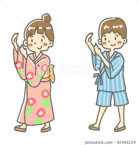 苯教舞蹈男孩和女孩 92468229