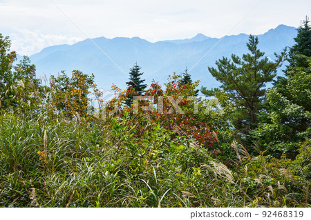 山梨縣,南阿爾卑斯山從富士見平天文台 山梨縣,南阿爾卑斯山從富士見平天文台 92468319