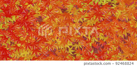 Autumn season carpet of autumn leaves 92468824