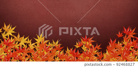 秋天的季節秋天的落葉 92468827