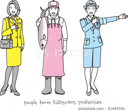 People of various occupations set People of various occupations set 92469392