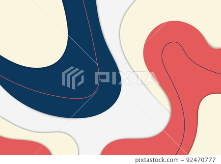 Abstract colorful template design doodle artwork decorative.  92470777