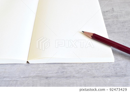 Pencil and note Pencil and note 92473429