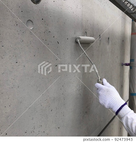Exterior wall painting work Exterior wall painting work 92473943