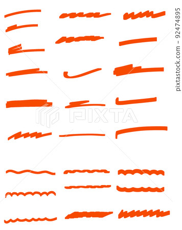 下劃線紅色集 下劃線紅色集 92474895