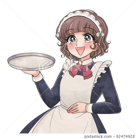 2000 年代秋葉原熱潮的女僕咖啡館店員 2000 年代秋葉原熱潮的女僕咖啡館店員 92474928