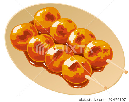 Mitarashi dumpling Mitarashi dumpling 92476107