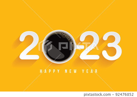 Happy New Year 2023 Enjoy a good time with your... - Stock Illustration  [92476852] - PIXTA