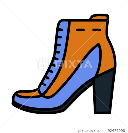 Ankle Boot Icon Ankle Boot Icon 92476998