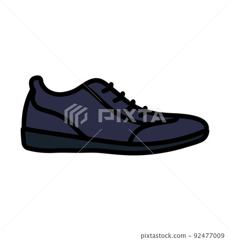 Man Casual Shoe Icon Man Casual Shoe Icon 92477009