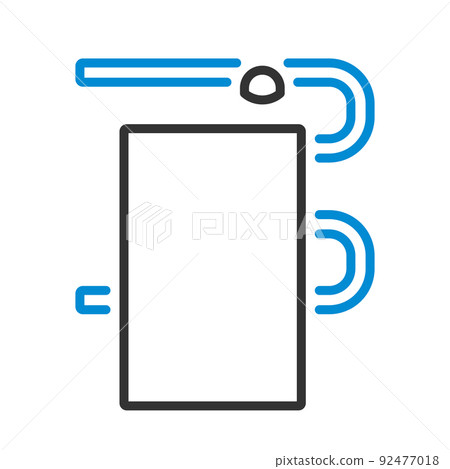 Heated Towel Rail Icon 92477018