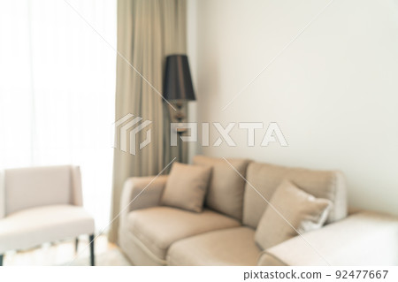 abstract blur living room for background 92477667