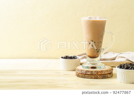 Taiwan milk tea with bubbles Taiwan milk tea with bubbles 92477867