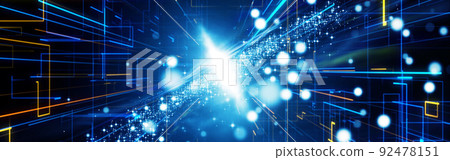 Scientific image Horizontal visual for banners and advertisements 92478151