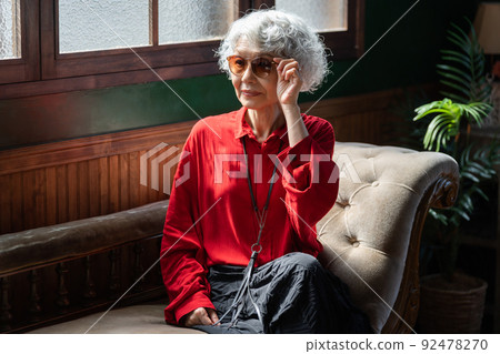 時尚的高級女性 時尚的高級女性 92478270