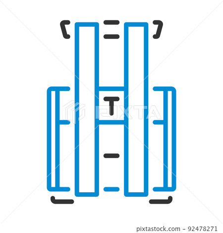 Warehouse Forklift Icon Warehouse Forklift Icon 92478271