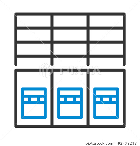 Warehouse Logistic Concept Icon 92478288