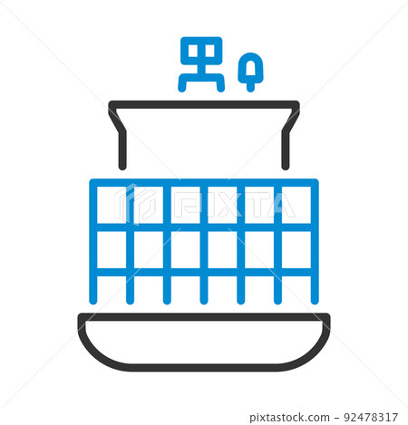 Container Ship Icon 92478317