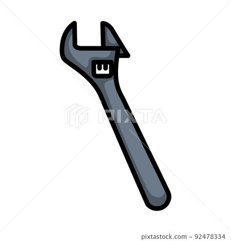 Icon Of Adjustable Wrench Icon Of Adjustable Wrench 92478334