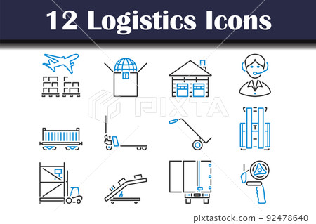 Logistics Icon Set 92478640