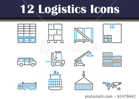 Logistics Icon Set 92478642