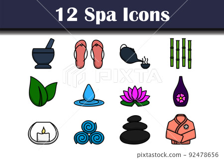 Spa Icon Set Spa Icon Set 92478656