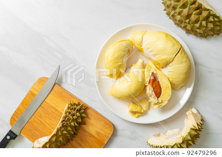 Durian riped and fresh ,durian peel 92479296