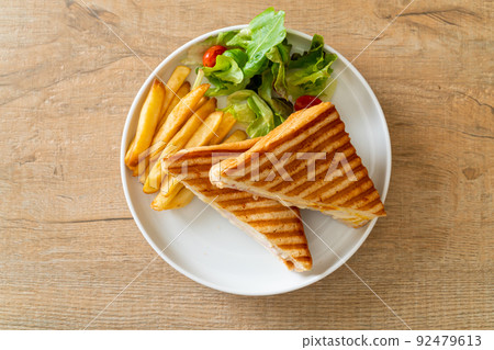 ham cheese sandwich with egg ham cheese sandwich with egg 92479613