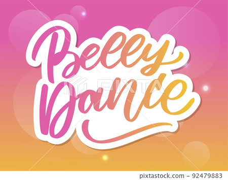 Letter belly dance lettering composition for your logo Letter belly dance lettering composition for your logo 92479883
