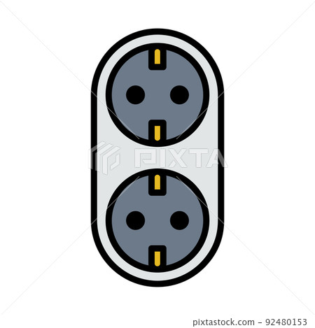 AC Splitter Icon - Stock Illustration [92480153] - PIXTA