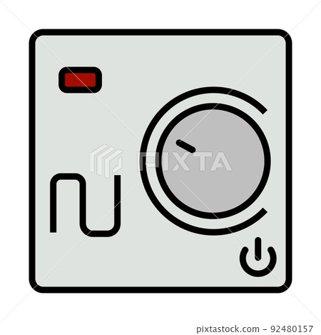 Warm Floor Wall Unit Icon 92480157