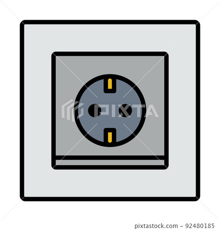 Europe Electrical Socket Icon Europe Electrical Socket Icon 92480185