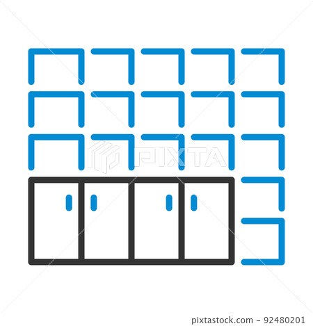Office Cabinet Icon Office Cabinet Icon 92480201
