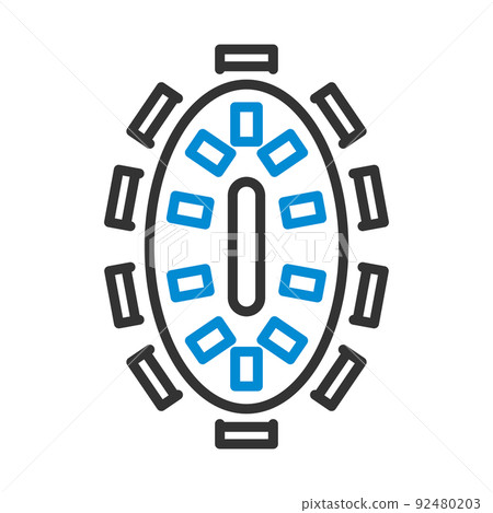 Negotiating Table Icon 92480203