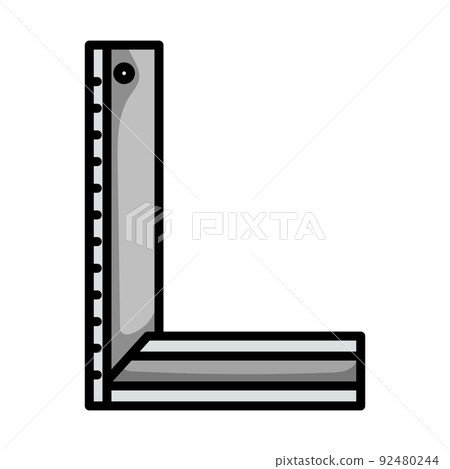 Setsquare Icon Setsquare Icon 92480244