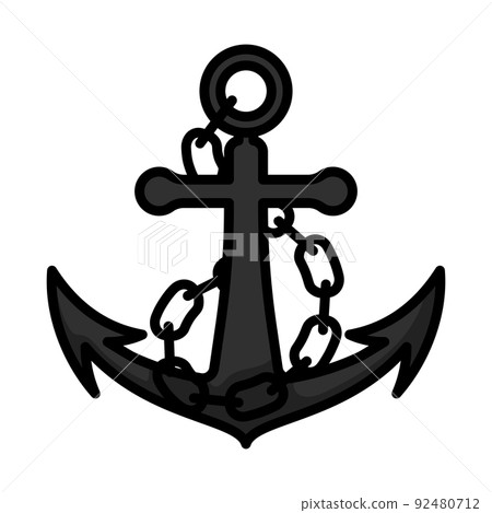 Icon Of Sea Anchor Icon Of Sea Anchor 92480712
