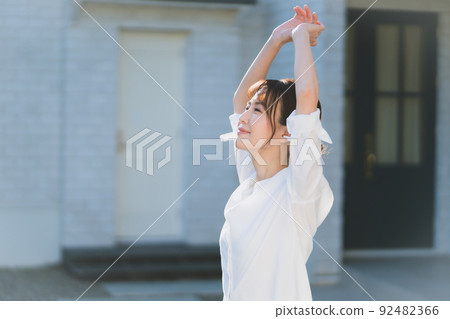 Banzai Stretching Exercise 92482366