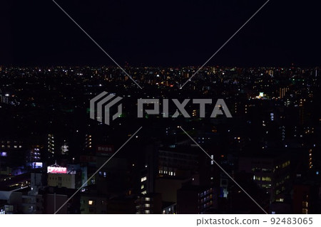 練馬區政府the望室的夜景 92483065