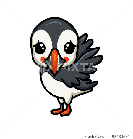 bird, cartoon, puffin 92483685