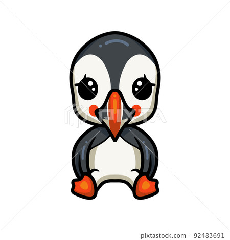 bird, cartoon, puffin 92483691