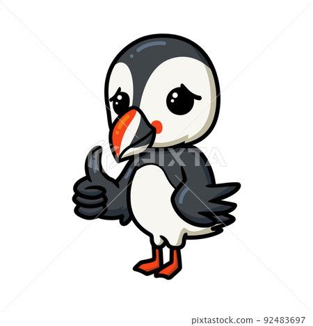 bird, cartoon, puffin - Stock Illustration [92483697] - PIXTA