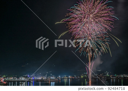 煙花 口之津港 長崎 煙花 口之津港 長崎 92484718