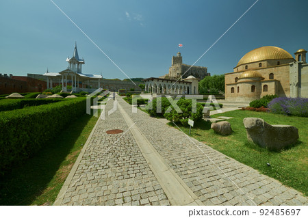 Akhaltsikhe (Rabati) Castle located in  the city of Akhaltsikhe in southern Georgia. One of the main attractions of the Samtskhe-Javakheti region. 92485697