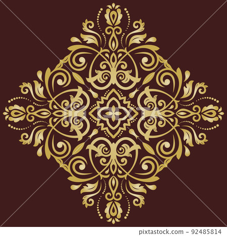 Elegant Ornament in Classic Style 92485814