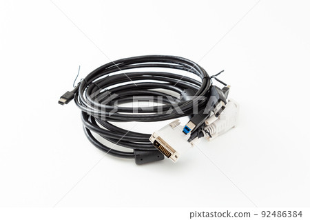 Cable white background 92486384
