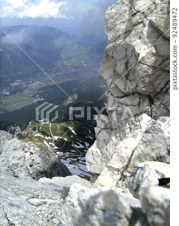 Alpspitze via Ferrata in Garmisch-Partenkirchen, Bavaria, Germany 92489472