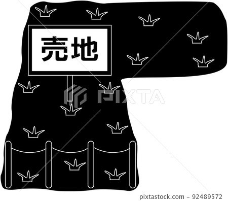 賣場的L形剪影 賣場的L形剪影 92489572