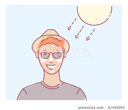 UV protected man 92490985